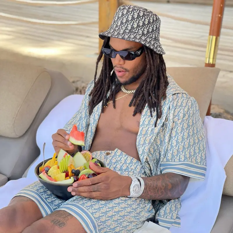 Renato Sanches outfit in Prada and Dior, 2021