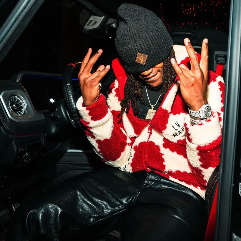 Renato Sanches outfit in Nigo and Louis Vuitton, 2021
