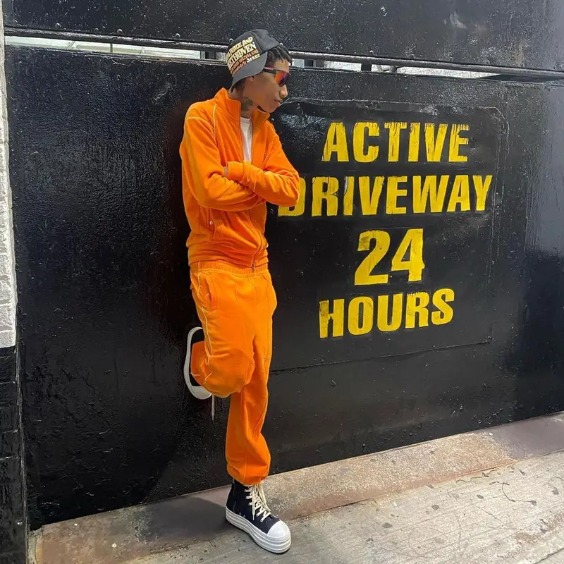 Autumn! outfit in Rick Owens, Prada, and Kapital, 2021