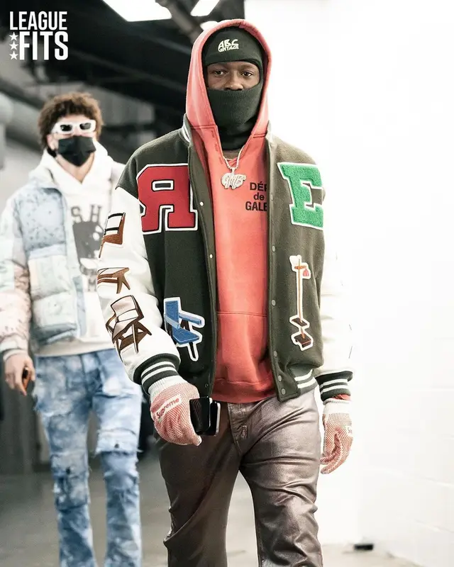 Terry Rozier outfit in Readymade, Gallery Dept., and Supreme, 2022