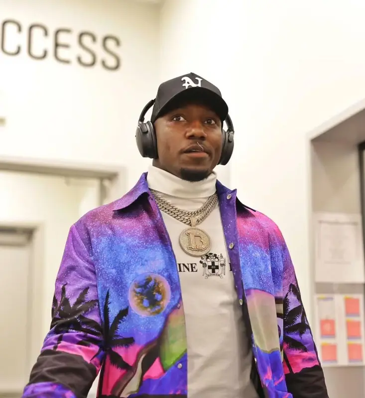 Deebo Samuel outfit in Valentino, Martine Rose, and Rta, 2022