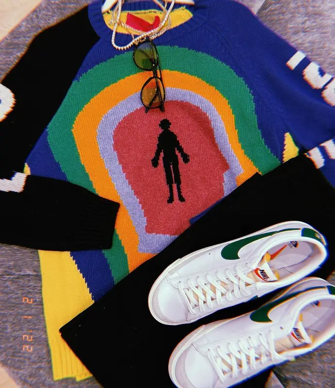 Chris Paul outfit in The Elder Statesman, Nike, and Illesteva, 2022