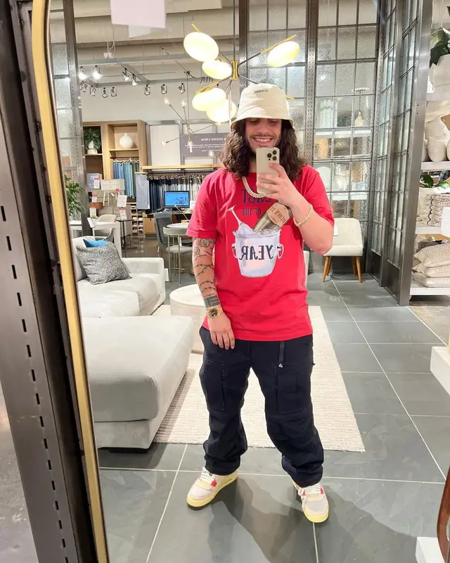 Russ outfit in Mc2 Saint Branch, Nike, and Jacquemus, 2022