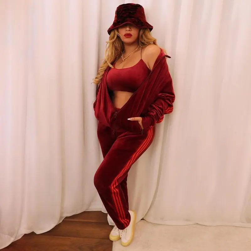 Beyonce outfit in Adidas and Ivy Park, 2022