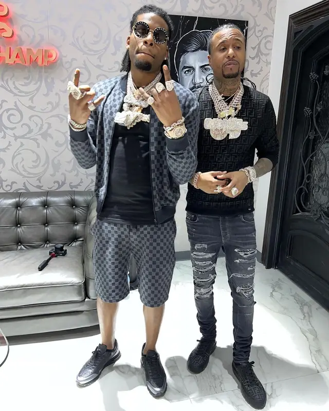 CJ So Cool outfit in Louis Vuitton and Gucci, 2022