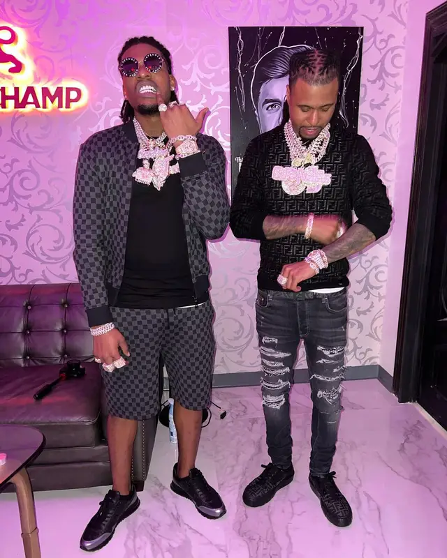 CJ So Cool outfit in Louis Vuitton and Gucci, 2022
