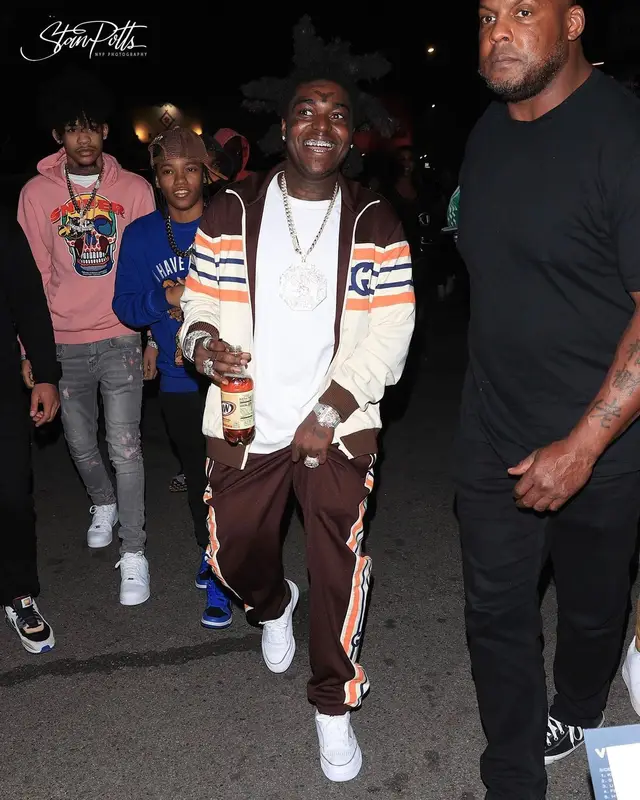 Kodak Black outfit in Gucci, Maison Margiela, and Reebok, 2022