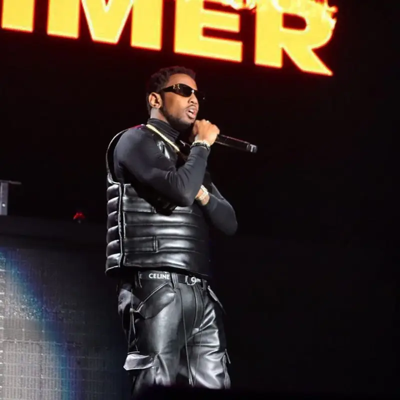 Fabolous outfit in Rta, Celine, and Balenciaga, 2022