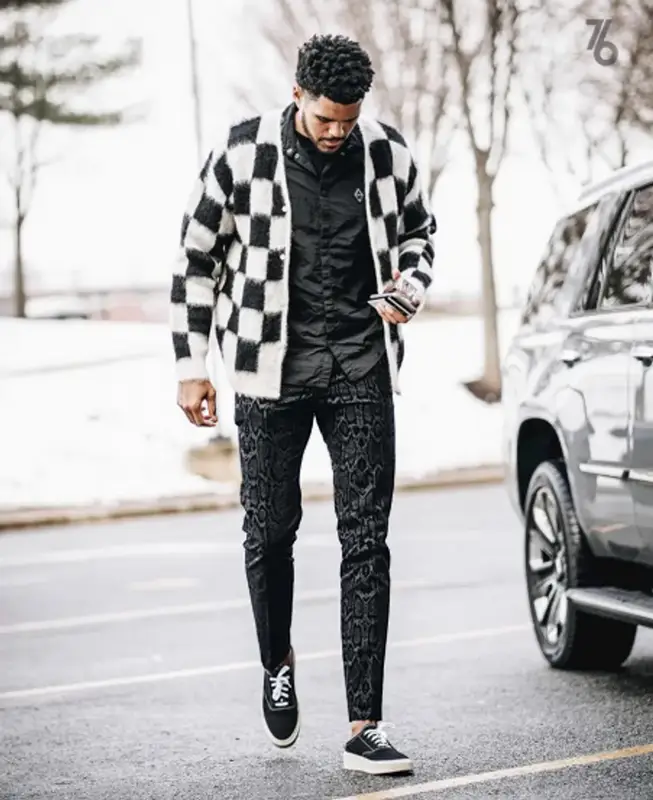 Tobias Harris outfit in A-Cold-Wall*, Needles, and Fear of God, 2022