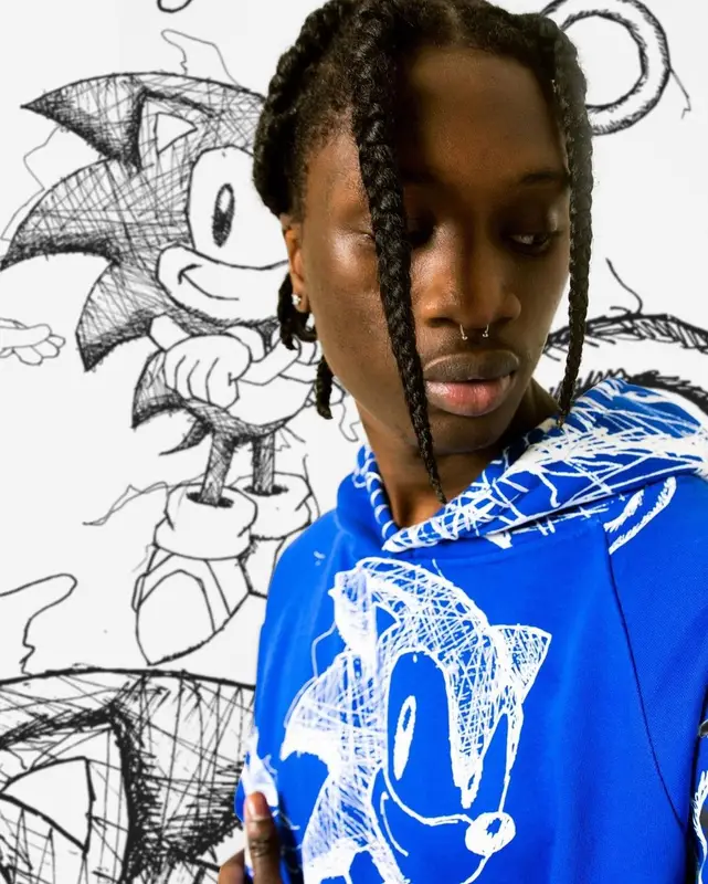 Jnr Choi outfit in Marc Jacques Burton and Sonic, 2022