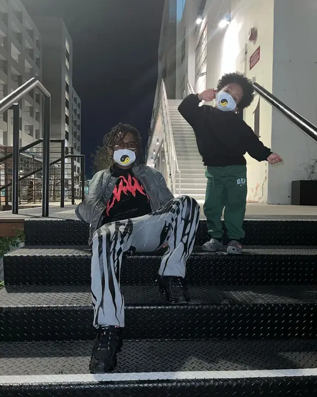 MadeinTYO outfit in LVXWA, Nike, and Comme Des Garcons, 2022