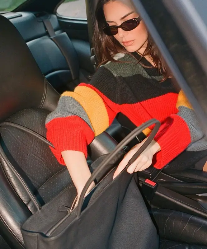 Kendall Jenner outfit in Khaite and The Row, 2022