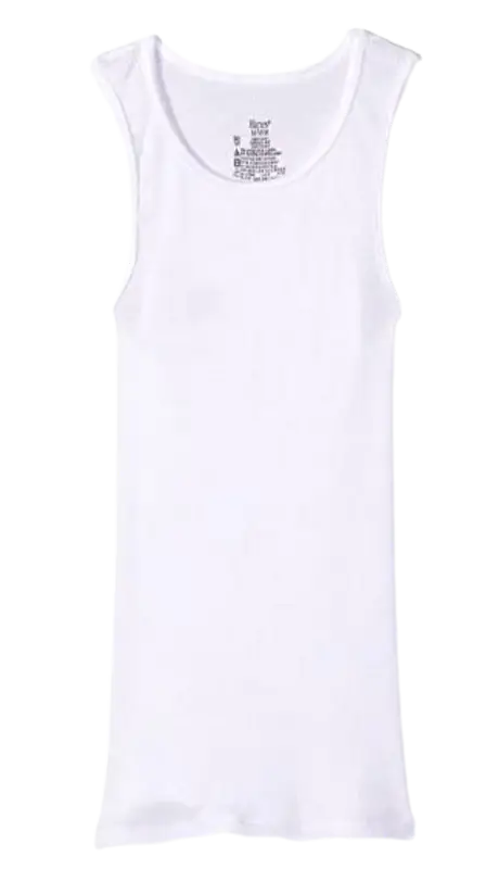 Hanes White Tank Top $3