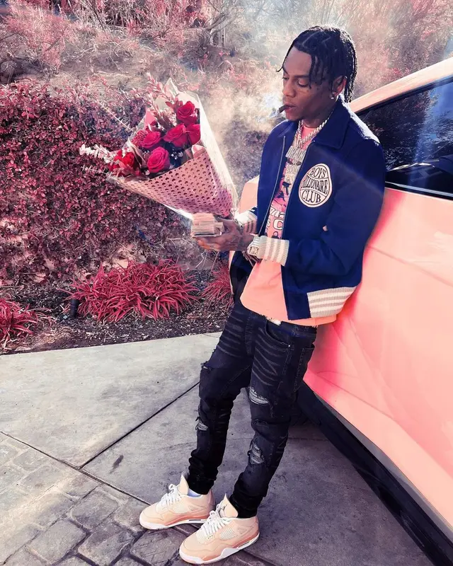 Soulja Boy outfit in Billionaire Boys Club, Amiri, and Jordan, 2022