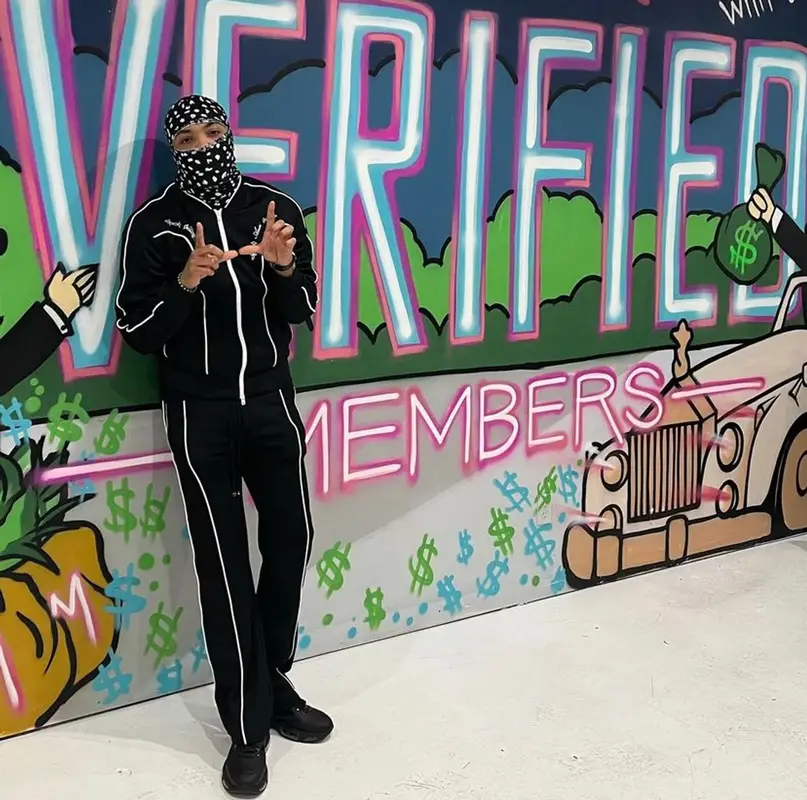 G Herbo outfit in Amiri, Prada, and Forces Unseen, 2022