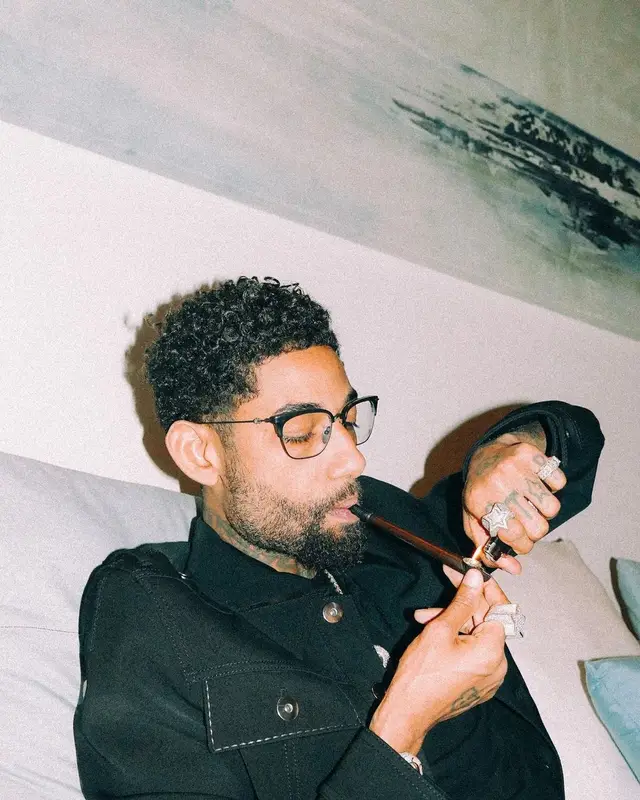 PnB Rock outfit in Bottega Veneta, 2022