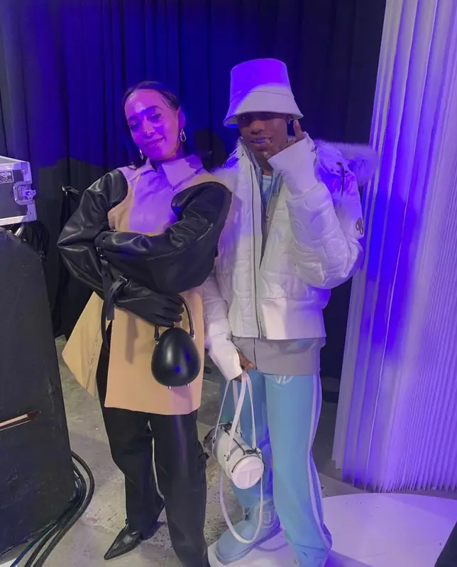 Smooky MarGielaa outfit in Telfar, Ugg, and Moose Knuckles, 2022