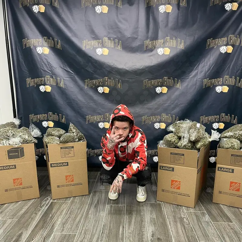Lil Mosey outfit in Heron Preston, Amiri, and Pitch4ck, 2022