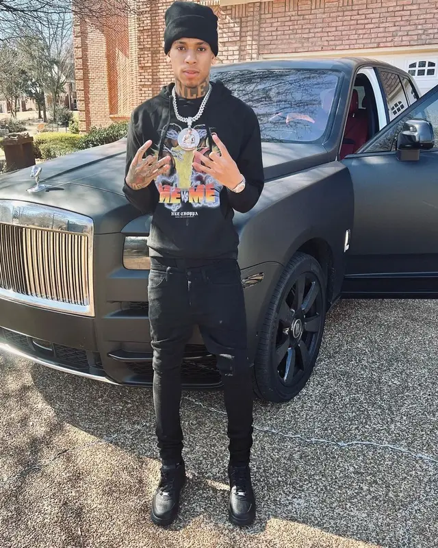NLE Choppa outfit in NLE Choppa Merch , Monfrere, and Nike, 2022
