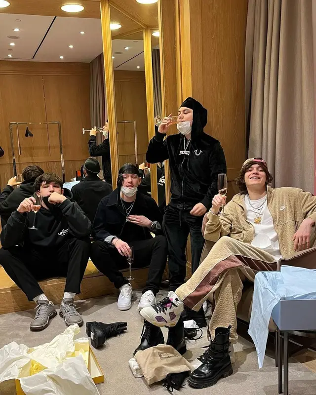 OG Buda outfit in Supreme, Chrome Hearts, and Matty Boy, 2022