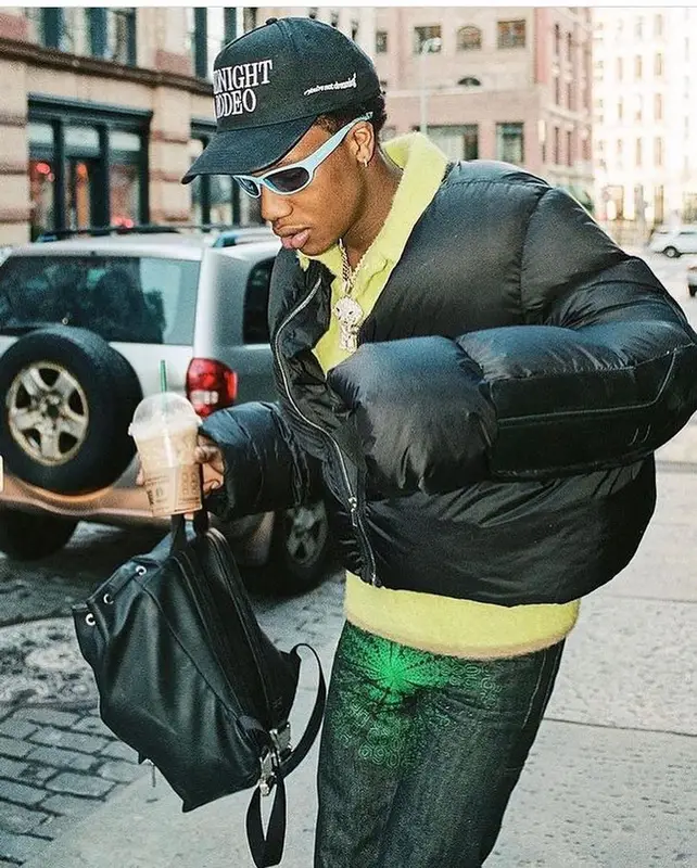 Smooky MarGielaa outfit in Rick Owens, Maison Margiela, and Midnight Rodeo, 2022