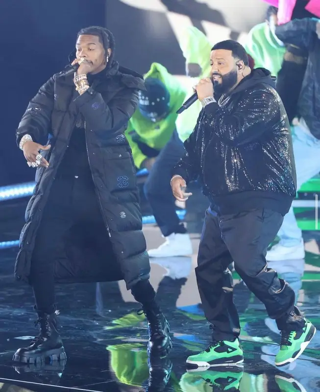 DJ Khaled outfit in Prada and Jordan, 2022
