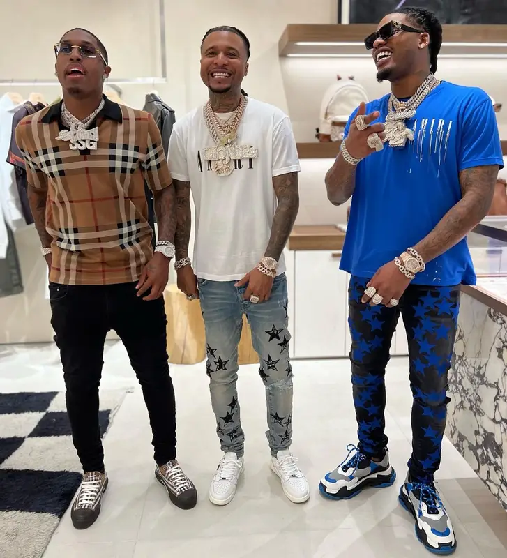 CJ So Cool outfit in Amiri, Chemist, and Louis Vuitton, 2022