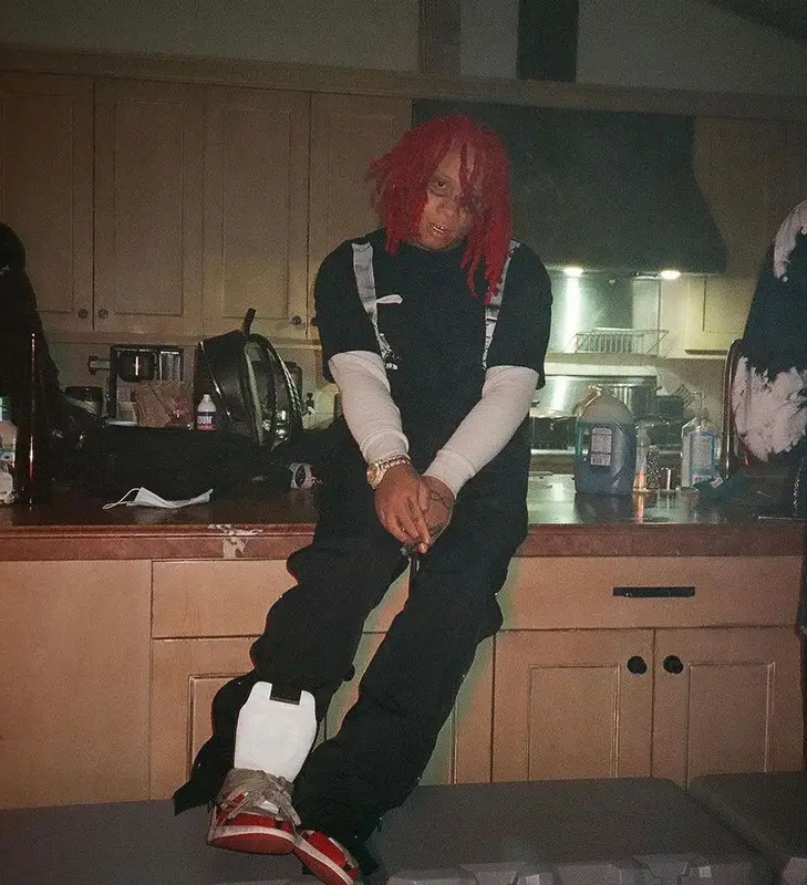 Trippie Redd outfit in Ammo Stilo and Vogalstand, 2022