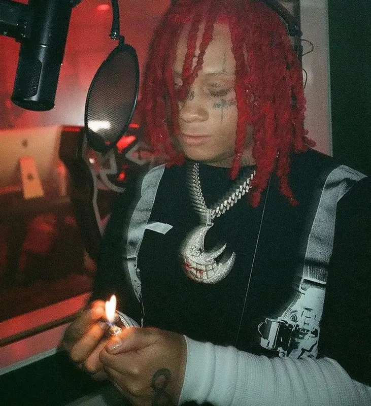 Trippie Redd outfit in Ammo Stilo and Vogalstand, 2022