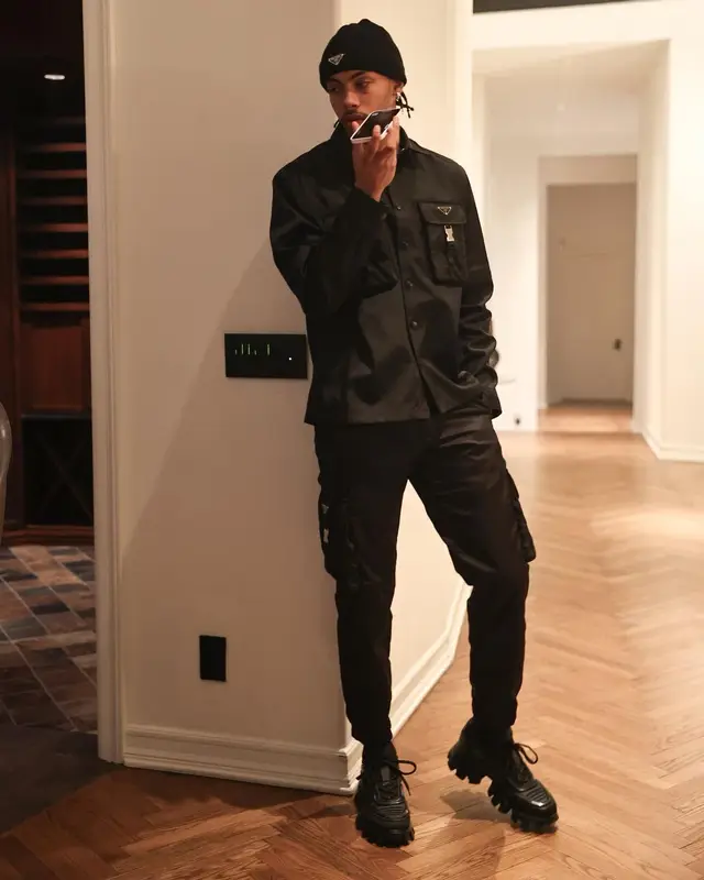 Amari Bailey outfit in Prada, 2022