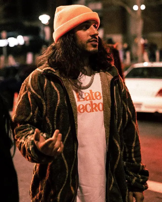 Russ outfit in Kapital, Aape, and Jordan, 2022
