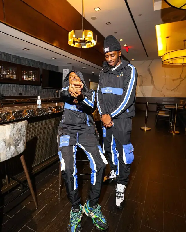 TJ Porter outfit in Everything Bandi and Balenciaga, 2022