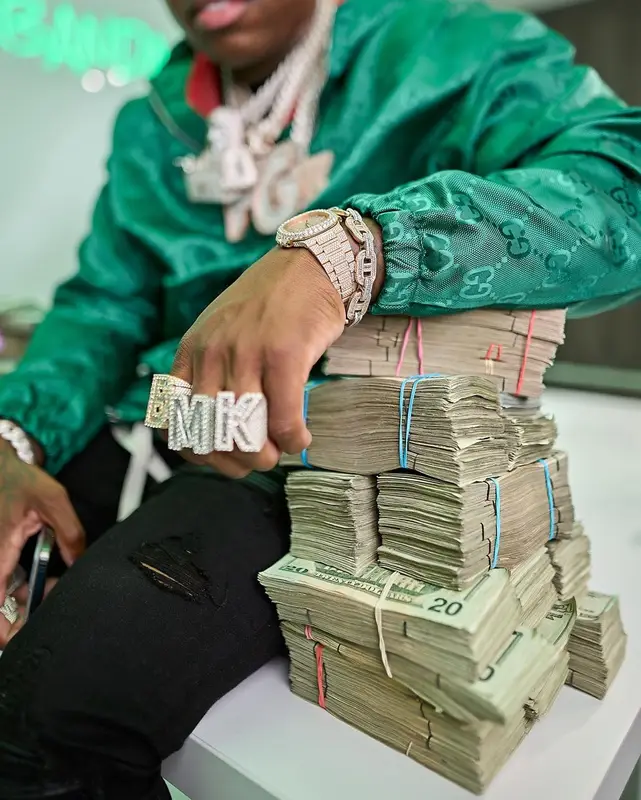 BandMan Kevo outfit in Gucci and Amiri, 2022