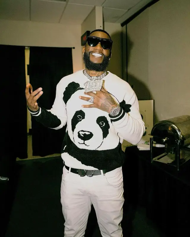 Gucci Mane outfit in Dolce & Gabbana and Gucci, 2022
