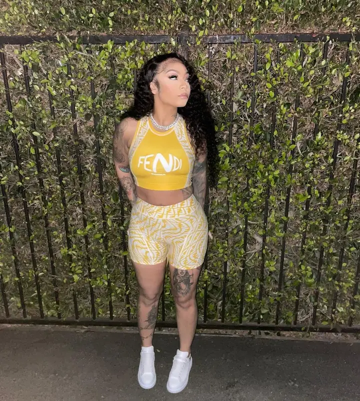 Cuban Doll outfit in Alexander McQueen, Sarah Coleman, and Fendi, 2021