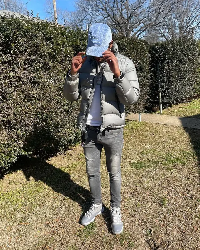 Big Scarr outfit in Amiri, Jordan, and Supreme, 2022