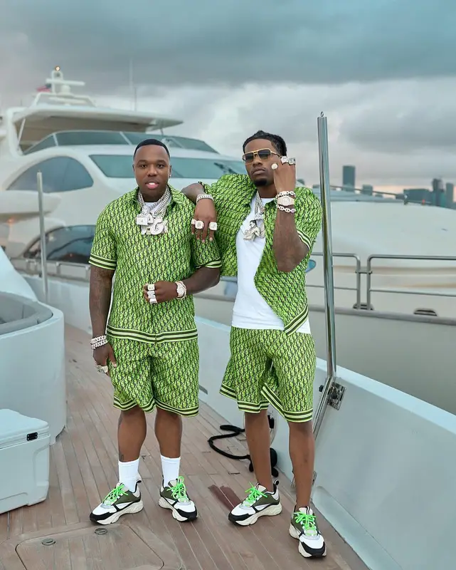 BandMan Kevo outfit in Dior and Fendi, 2022