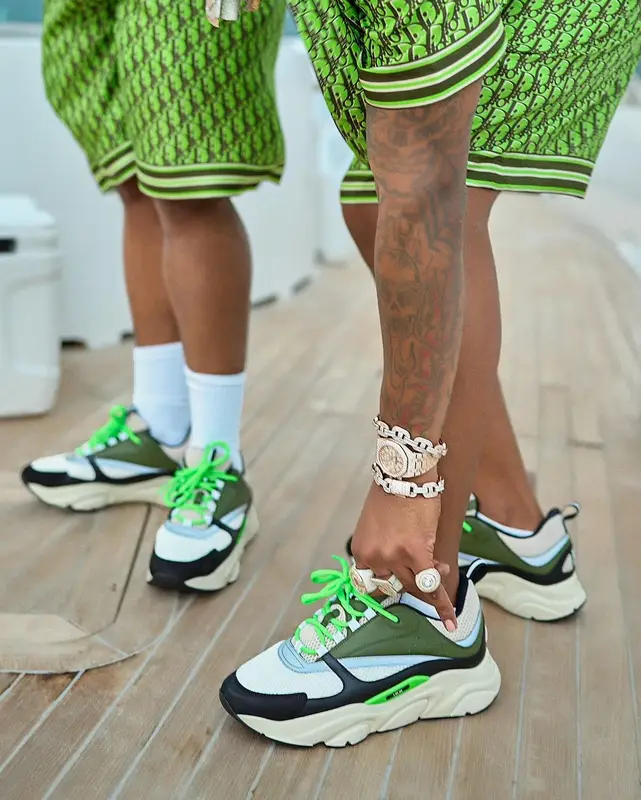 BandMan Kevo outfit in Dior and Fendi, 2022