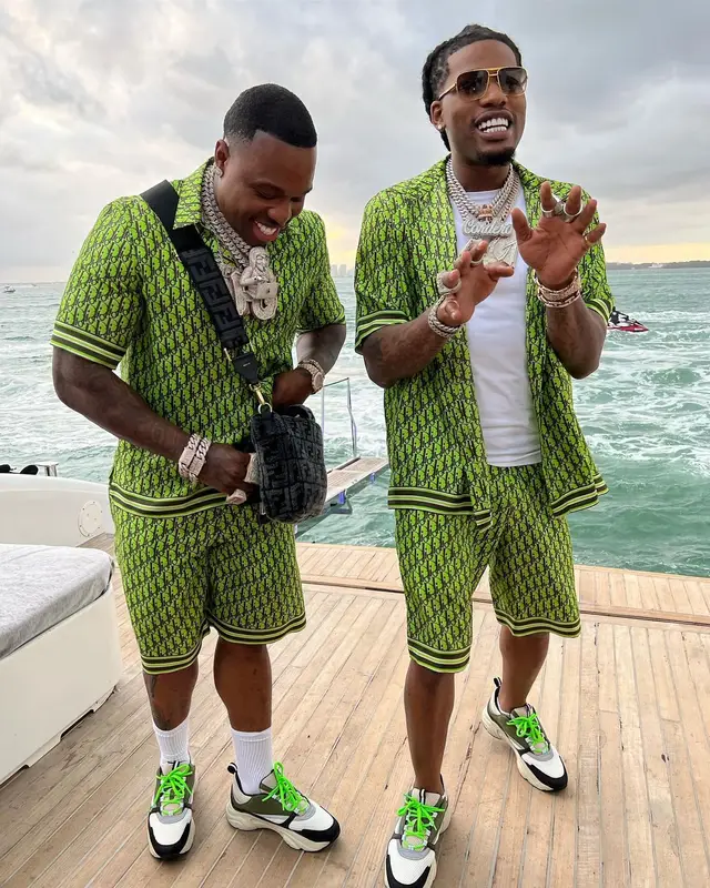 CJ So Cool outfit in Dior and Louis Vuitton, 2022