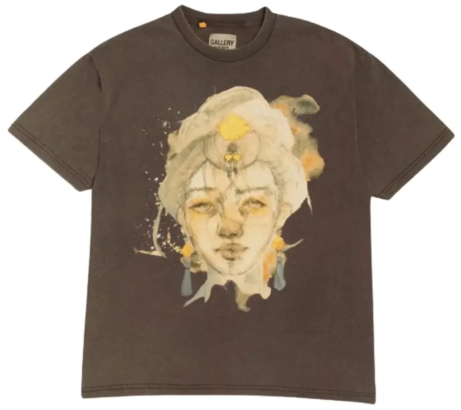 Gallery Dept. Portrait S/S Brown T-Shirt | WHAT'S ON THE STAR?