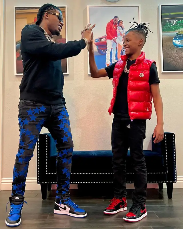 CJ So Cool outfit in Amiri, Chemist, and Versace, 2022