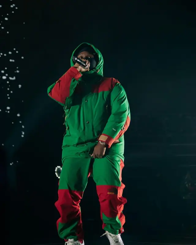 42 Dugg outfit in Gucci, Nike, and The North Face, 2022