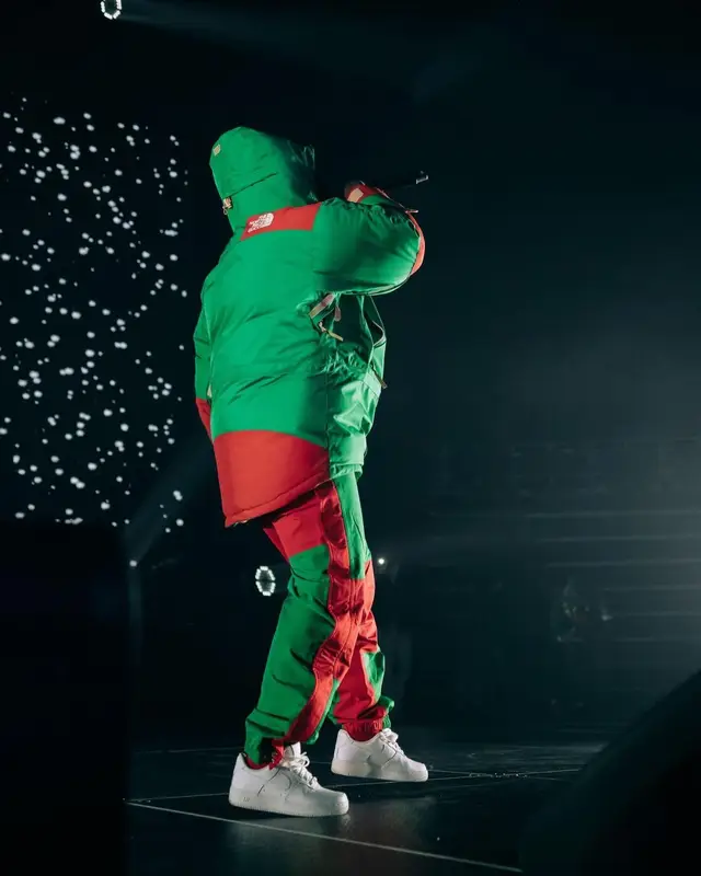 42 Dugg outfit in Gucci, Nike, and The North Face, 2022