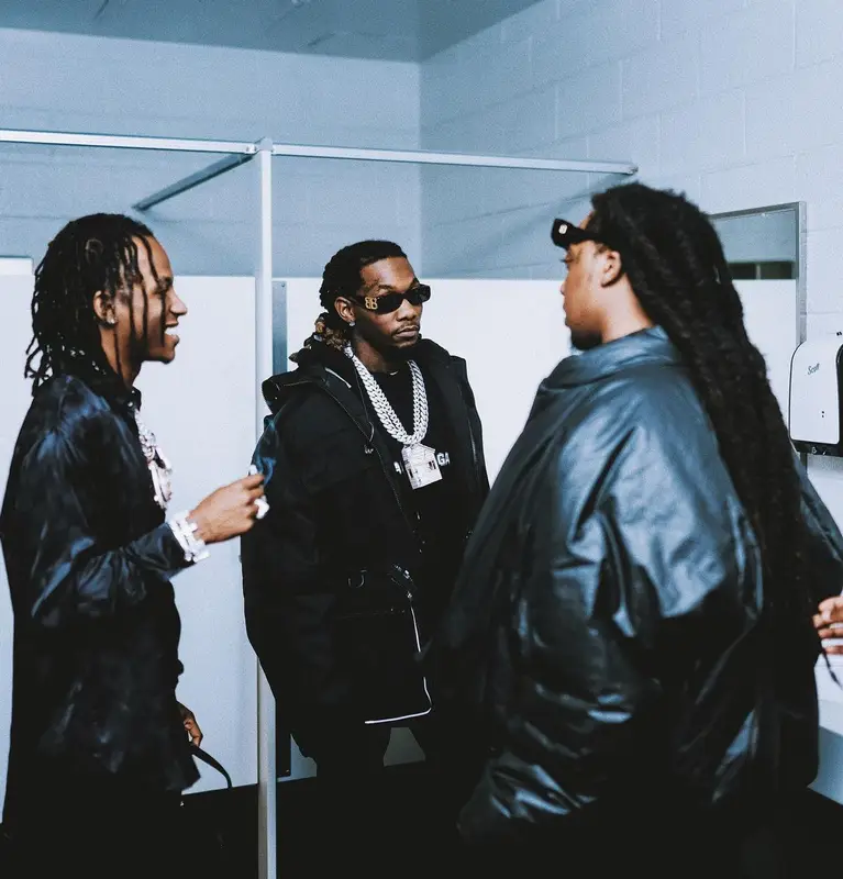 Offset outfit in Crocs and Balenciaga, 2022