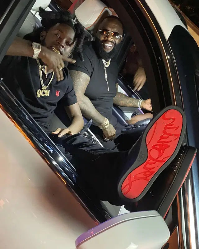 LPB Poody outfit in Burberry, Amiri, and Christian Louboutin, 2022