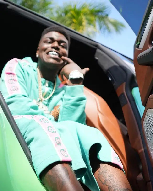 Kodak Black outfit in Gucci and Nike, 2022