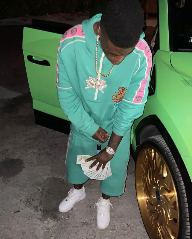Kodak Black outfit in Gucci and Nike, 2022