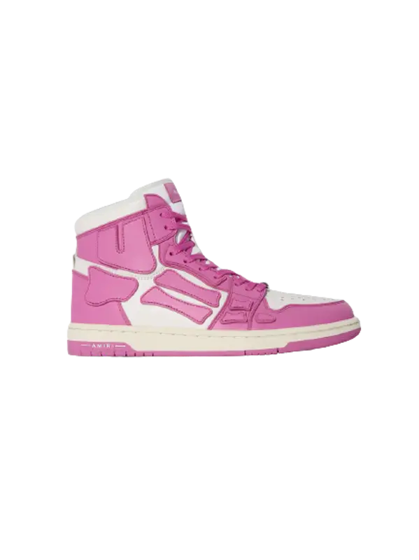 Amiri Pink Skel-Top Hi Sneakers $630