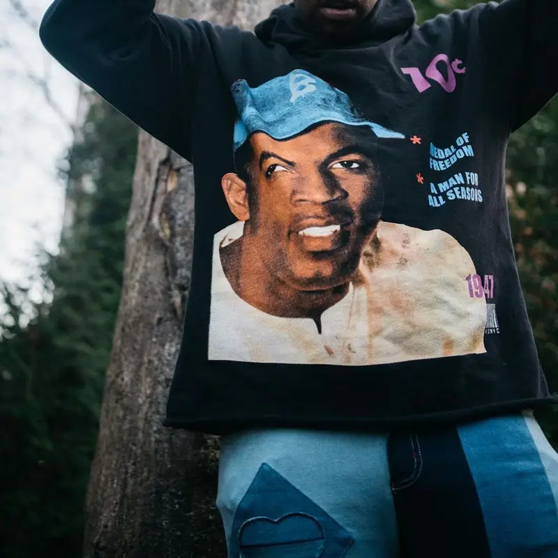 Lil Duke outfit in Barriers, Whensmokeclears, and Nike, 2022