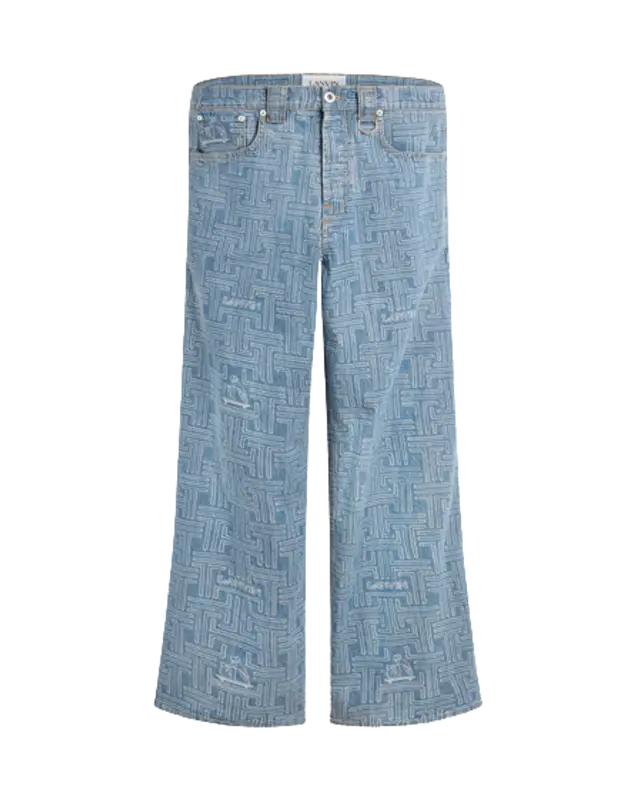 Lanvin JL Maze Denim Pants $780